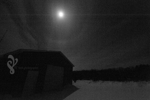The moon the night of Sadie's birth