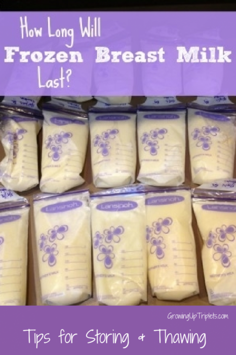 How long to store breastmilk