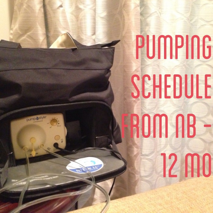 Pumping schedules