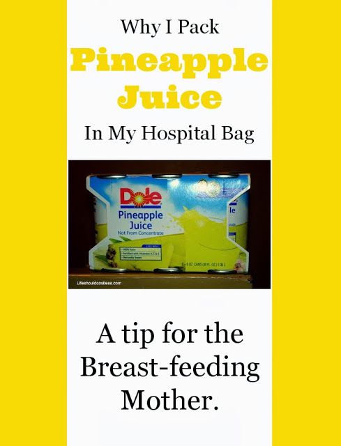 Pineapples Juice Breastfeeding