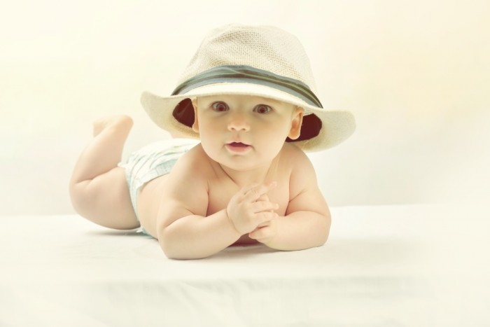 Daddy's Straw Hat Baby
