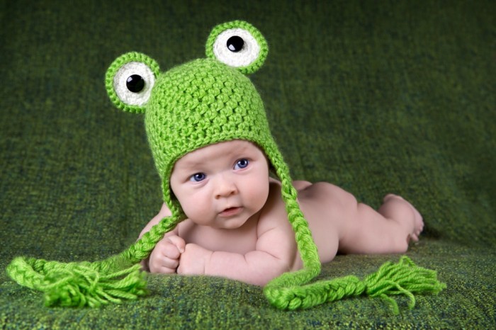 Frog Hat Baby
