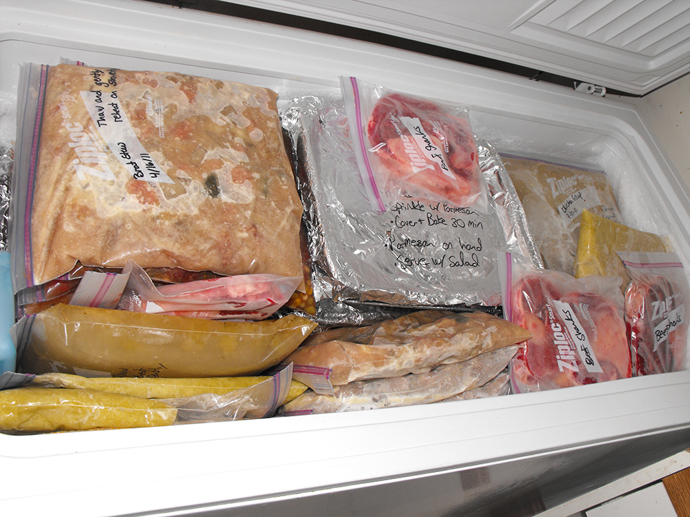 Here's the chest freezer!